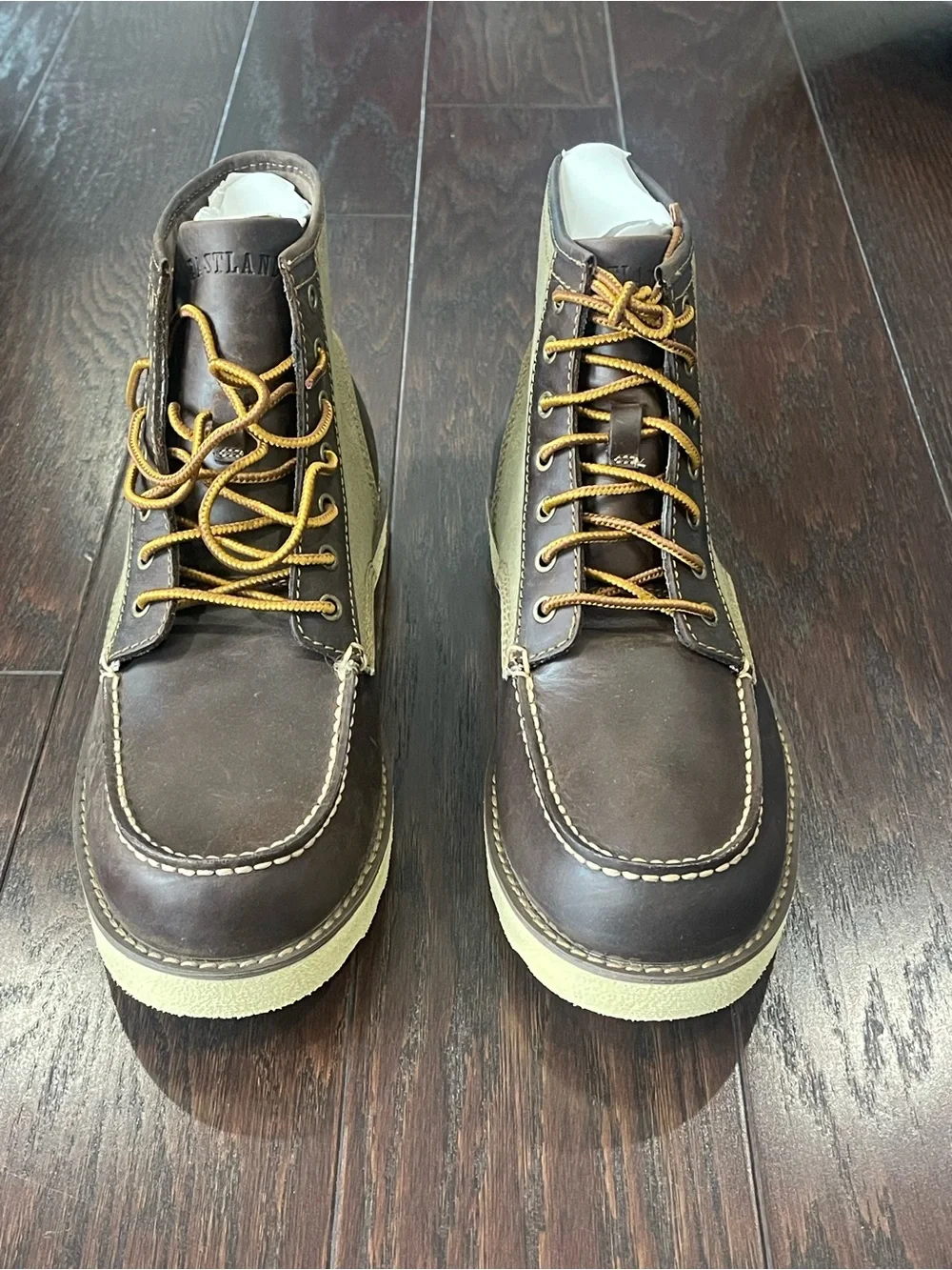 Eastland Shoe Men Lumber up Boot - Brown/Olive Size 11D NEW